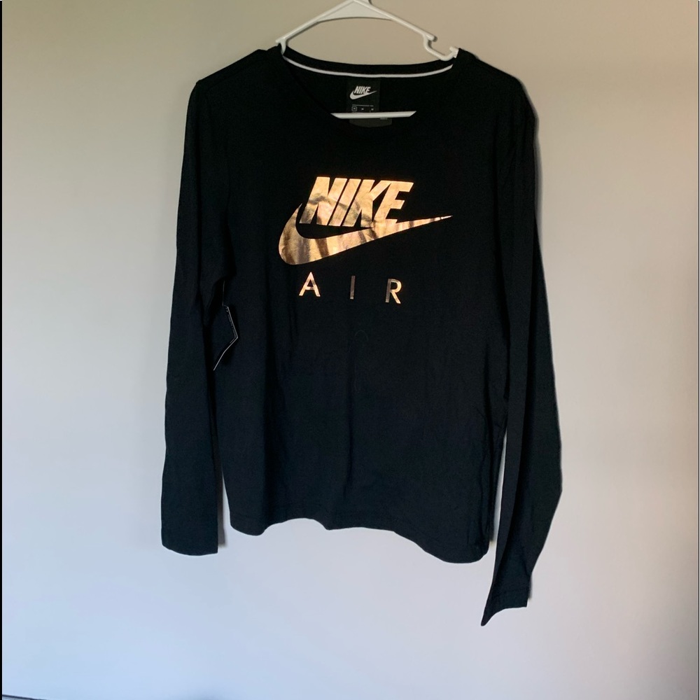 nike air rose gold long sleeve